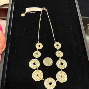 Karma Bella Gold Circular Pendant Necklace